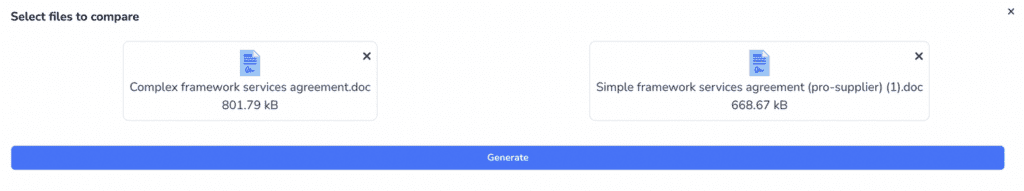 compare two contracts