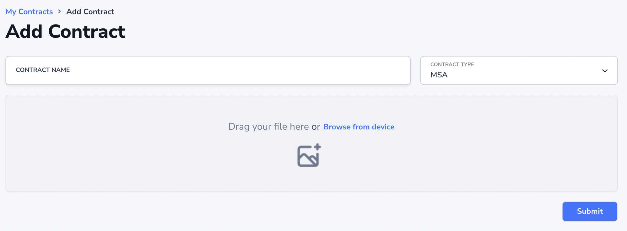 manage my contract versions