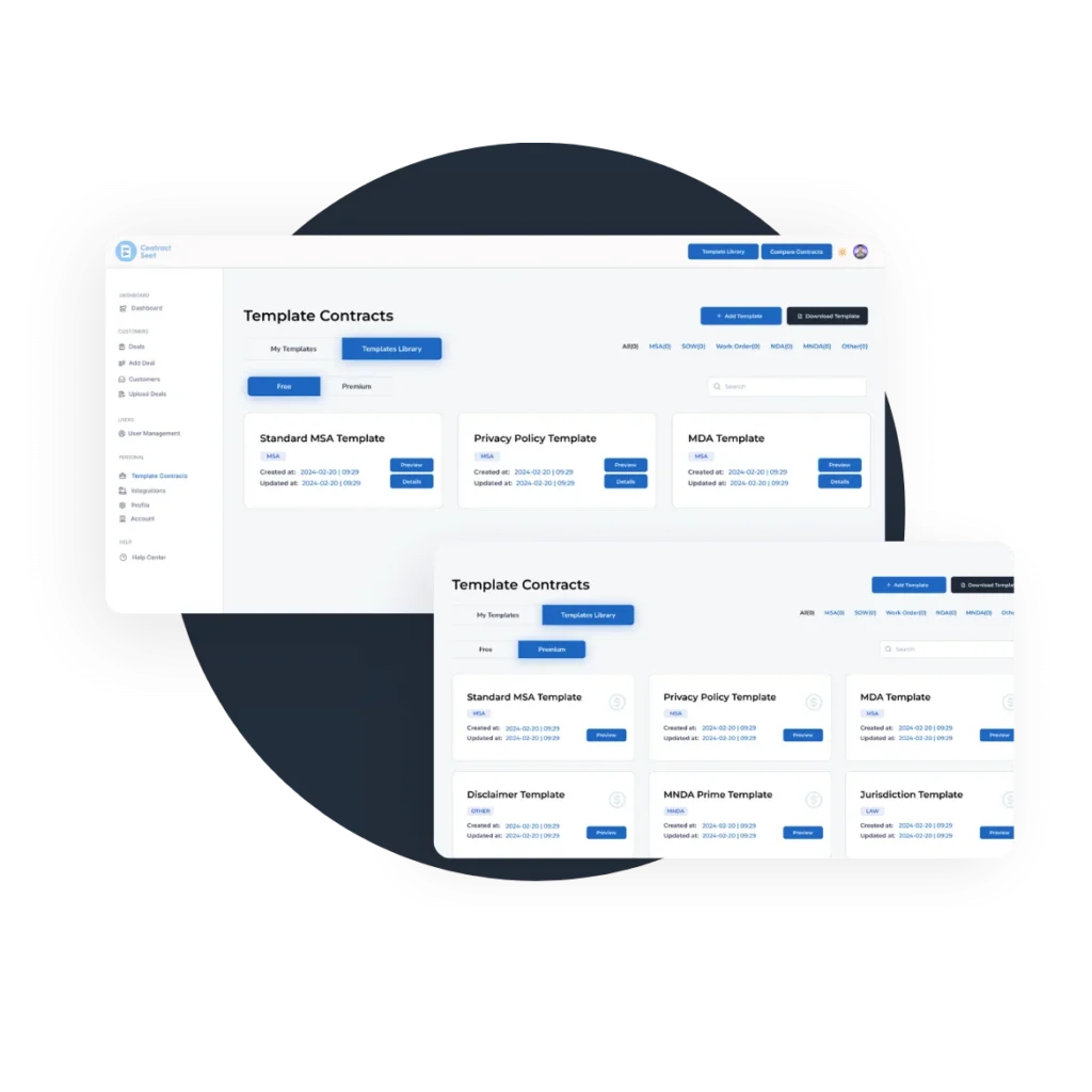 contract template library