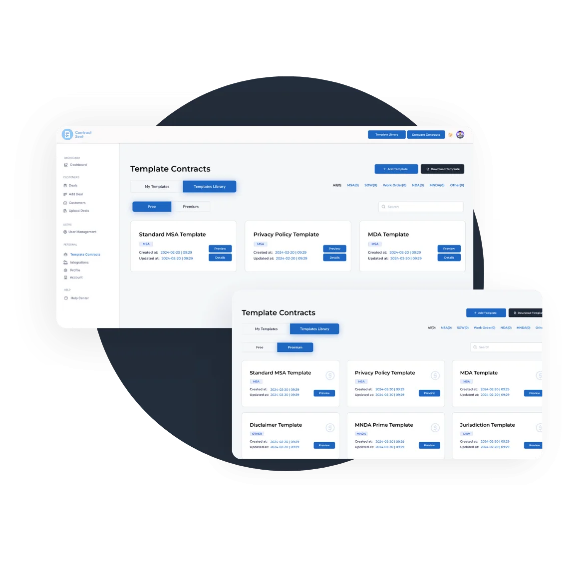 contract template library